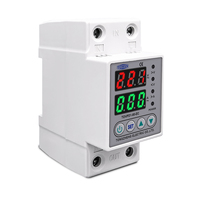 TOMZN Din Rail 230V Réglable Sur et Sous Tension Dispositif De Protection Protecteur Relais Moniteur Limite De Courant 63A