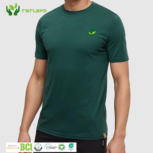 Camisetas Ecológicas para Hombre, 100% Algodón Orgánico, Tejidas, Personalizadas, Casuales, de Alta Calidad, Cómodas, Estampadas, Antiarrugas, de Secado Rápido - Product Image 1