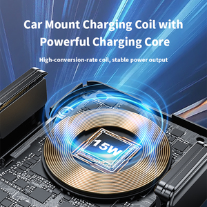 Chargeur sans fil pour voiture intelligent à détection électronique 15W pour support de ventilation pour Xiaomi Orange pour <span class=keywords><strong>iPhone</strong></span> 15 Pro Max - Product Image 6