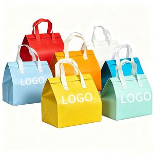 Impression de logo personnalisée, emballage de boissons en tissu non tissé 100%, réutilisable, recyclable, biodégradable, écologique, supermarché, cadeau - Product Image 1