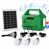 Système d'éclairage solaire intérieur VeraSol FengWo SL1210, kit d'éclairage solaire hors réseau pour la maison, contrôleur de charge MPPT, batterie au lithium