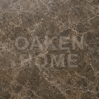 Table de salon OAKEN, table basse rectangulaire en marbre travertin naturel sur mesure, table en pierre artisanale, meubles pour la maison