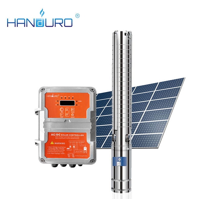 Bomba Solar Para Pozos Profundos Handuro Circulation Solar Water Motor Pump Dc Brushless 1500W