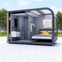 Capsule de chambre portable ciel étoilé, maison modulaire préfabriquée