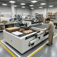 Máquina de Corte Digital CNC, Plotter para Cajas de Cartón Corrugado, Plotter de Corte por Arrastre para Adhesivos