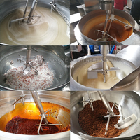 Mélangeur de cuisson électrique à induction commercial automatique pour sauces chili et confiseries (nougat)