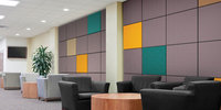 Panneaux muraux décoratifs en tissu, panneau acoustique pour cinéma, salle d'enregistrement, salle de gymnastique, absorption sonore