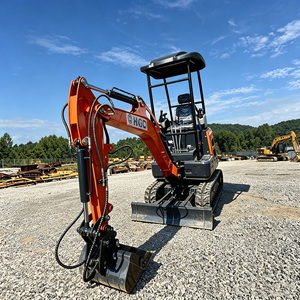 Nouvelle conception de mini-excavatrice 1T, petite pelle hydraulique avec chenilles en caoutchouc à vendre - Product Image 6