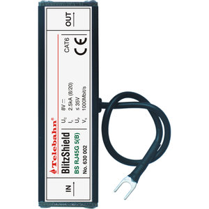 <span class=keywords><strong>Parafoudre</strong></span> Ethernet PoE RJ45 5V/24V/48V/60V 1000 Mbps Telebahn – Protection contre les surtensions LAN - Product Image 4