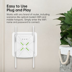 Routeur Gigabit puissant 1200 Mbps, répéteur <span class=keywords><strong>WiFi</strong></span> double bande, extension de réseau pour toute la maison, réseau maillé et élimination des zones mortes - Product Image 2