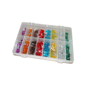 Assortiment de fusibles standard pour voiture 340PCS Fusibles automobiles Fusibles pour pare-chocs de voiture - Product Image 1