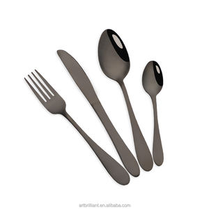 Service de couverts moderne classique <span class=keywords><strong>James</strong></span> Oliver 16 pièces, service de couverts John Lewis, service de couverts coloré arc-en-ciel - Product Image 5