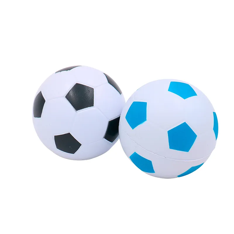 Mini spor stres topu parti stres oyuncakları 6cm köpük futbol Anti stres topu futbol stres sıkma topu çocuklar için