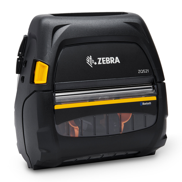 Zebra ZQ521 Barcode Linerless Thermal Printer 4inch 104mm Mobile Portable USB Interface Label Sticker Stock