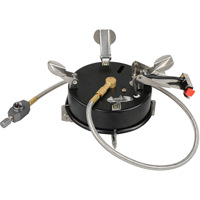 STARCAMP 4500W Grand Feu Réchaud à Gaz Extérieur Camping Brûleur à Gaz Pliant Réchaud Électronique Randonnée Portable Pliable Split Poêles
