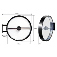 Système d'affichage holographique 3D, ventilateur holographique de 42 cm avec contrôle par application pour le marketing commercial