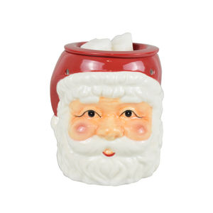 هدايا سانتا كلوز الأكثر مبيعًا لعام 2024، موقد شمع معطر على شكل بابا نويل للاستخدام المنزلي في عيد الميلاد، موقد كهربائي للزيوت العطرية، سخان شموع سيراميك - Product Image 2
