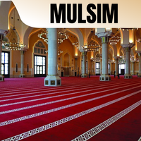 Tapis de prière musulman de luxe, capitonné, lavable, en rouleau, de mur à mur, pour mosquée, fabriqué à la machine