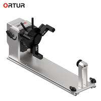 Module de gravure rotatif à axe Y ORTRU YRC1.0 pour la gravure d'objets cylindriques, verre à vin, gobelet, bague