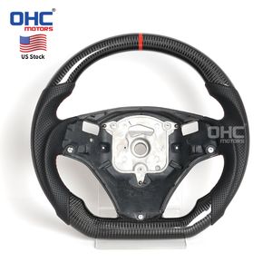 <span class=keywords><strong>Volante</strong></span> de Fibra de Carbono Real en Existencia en EE. UU. para <span class=keywords><strong>BMW</strong></span> M3 328i <span class=keywords><strong>335i</strong></span> SSG E90 E91 E92 E93 con Orificios Grandes para Paletas de Cambio Ohc - Product Image 1