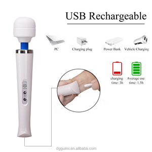 Groothandel 10-frequentie USB oplaadbare AV wandvibrator 1000mAh 32cm grote kop magische massager voor volwassenen seksspeeltjes met CE KC - Product Image 5