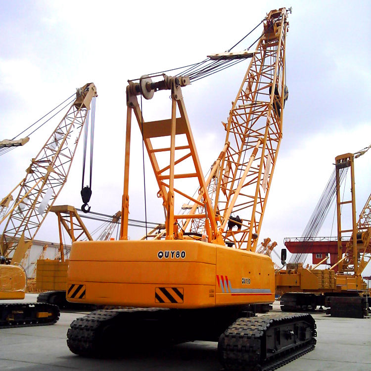 100 Ton Crawler Crane Heavy Duty Hydraulic Track Boom Lifting Machine ...