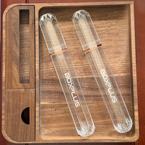 Tubo per Sigari in Plastica Personalizzato con Logo, Portatile per Viaggi all'Aperto, Custodia Trasparente per Sigari - Product Image 3