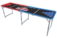 Table de beer pong LED d'extérieur de haute qualité, vente en gros d'usine, avec fonction lumineuse dans le noir, design pliable et portable