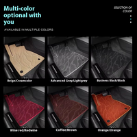 Tapis de sol de voiture BYD RHD personnalisés de haute qualité, design à ondulations d'eau, polyester imperméable, antidérapant, ensemble complet pour BYD Han, vente en gros