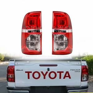 Luces Traseras Izquierda y Derecha para Toyota Hilux Vigo 2011-2014, Luces Traseras Halógenas para Camioneta Toyota, 12V ABS, Nuevas - Product Image 1