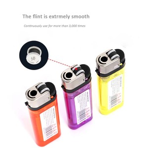 Briquet jetable classique en plastique à allumage par silex pour cigarettes – Prix usine OEM - Product Image 3