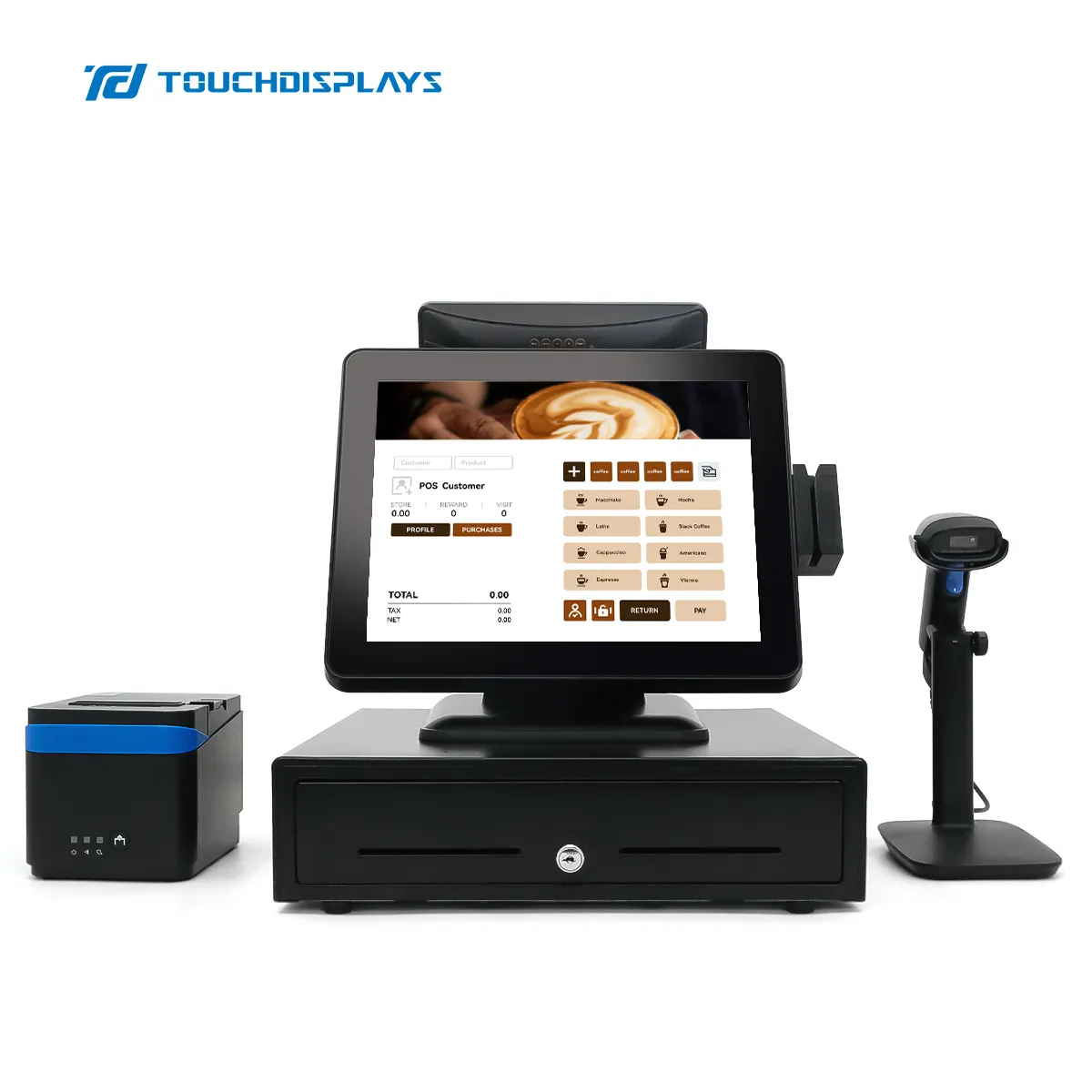 Restaurant retailer payment all in one restaurant pos terminal