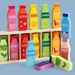 Jeu de société éducatif de simulation amusant pour enfants : devinez la boisson dans la bouteille, jeu de mémoire tactile, interaction parent-enfant - Product Image 6