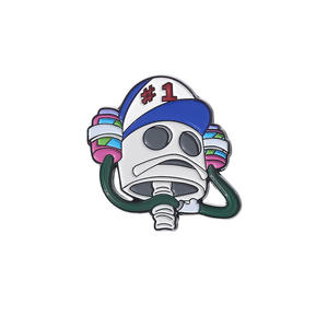 Spille da bavero personalizzate in smalto glitterato con delfino animale antico placcato oro, nuovo design - Product Image 4