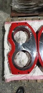 Placa de desgaste da bomba de concreto dn230 para óculos de carbeto, placa de desgaste e anel de corte, placa de desgaste para bomba de concreto dn200