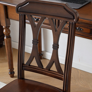 Solid Wood American Style <b>Desk</b> With Drawer For Study Home Office <b>Computer</b> Use - Product Image 3