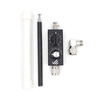 Antena Sintonizable de Banda Completa HF de Onda Corta QRP de 20W Ham Mini-ANT con Conector PL259 M para Estación de Radioaficionado
