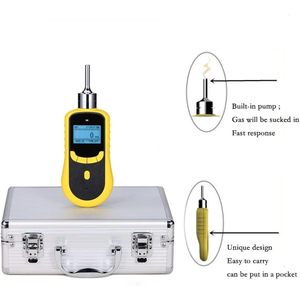 Détecteur de gaz CO portable ATO 0-5000ppm avec pompe, analyseur de monoxyde de carbone et enregistrement des données - Product Image 3