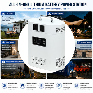 Station d'alimentation portable ESG 300W 500W 1000W, générateur avec batterie 1000/2000Wh et port de sortie Type-C pour la maison (backup) ou le camping en extérieur - Product Image 6