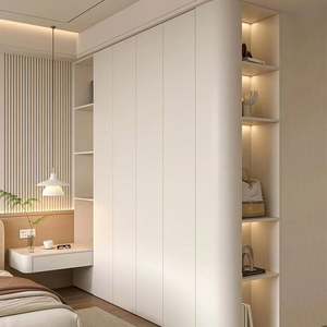 Vente directe d'usine, armoire de chambre à coucher italienne haut de gamme, luxe léger, personnalisation, espace de rangement multiple - Product Image 1