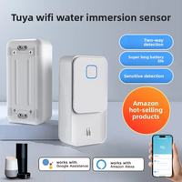 Détecteur de fuite d'eau WiFi Graffiti avec sonde double face haute précision, alarme de niveau d'immersion à distance pour maison intelligente