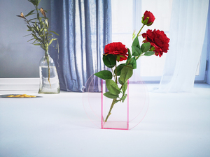 <span class=keywords><strong>Vase</strong></span> à fleurs en acrylique <span class=keywords><strong>Transparent</strong></span> et élégant pour décoration de la maison - Product Image 5
