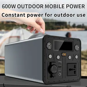 700W 520C 110V220V Rechargeable Lithium Ion Batteries Solar Power Generator Portable Power Station For Computor Mobilephone