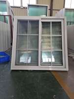 Ventanas Corredizas Horizontales de PVC UPVC con Mosquitera, Doble Acristalamiento, Aislamiento Acústico, Persianas Integradas, Diseñadas para Exteriores Tropicales y Sótanos