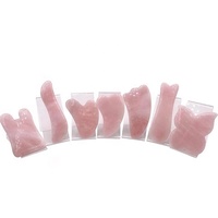 100% Quartz naturel masseur de mâchoire sculpteur de visage Lifting pierre de Jade vert Gua Sha outil de Massage