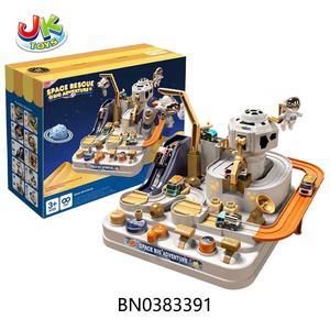 Nuevo diseño Space City Rail Car Set Kids Game Hand Play Table Track Toys Early Educational Space Adventure Toy para niños - Product Image 6