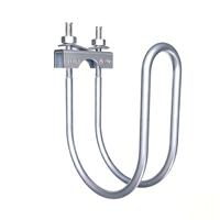 Collier de serrage latéral double UTT13 en acier au carbone galvanisé de haute qualité, homologué FM et conforme à la norme JIS, garantie 12 mois