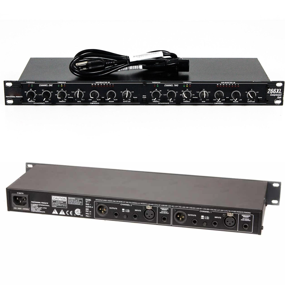 配信機器・PA機器・レコーディング機器 DBX 266XL Compressor / Gate DBX 266XL Compressor/Gate de Dois Canais com Cancelador de