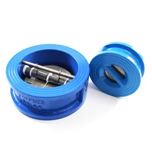 <span class=keywords><strong>Valvola</strong></span> di <span class=keywords><strong>Non</strong></span> <span class=keywords><strong>Ritorno</strong></span> a Doppio Disco Tipo Farfalla DN50 DN100 2\" PN16 Manuale per Fluidi Base - Product Image 1