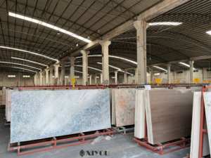 Carrelage mural et de sol en porcelaine polie effet marbre, style européen moderne, 75x150, antibactérien, pour appartements - Product Image 6